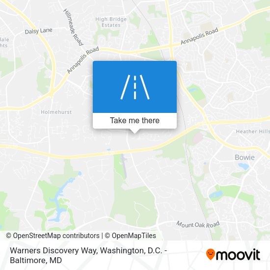 Warners Discovery Way map