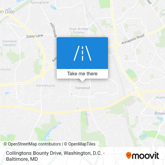 Mapa de Collingtons Bounty Drive