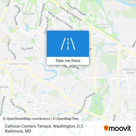 Calhoun Corners Terrace map