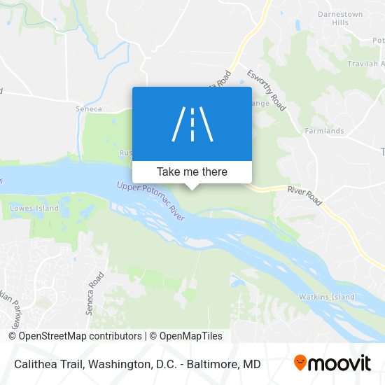 Calithea Trail map