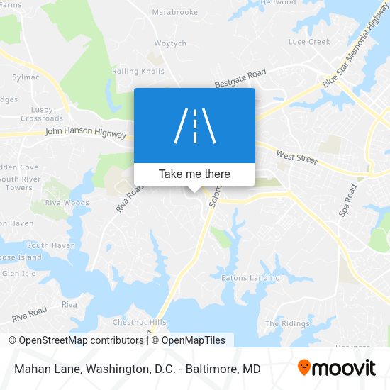 Mapa de Mahan Lane