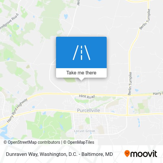 Dunraven Way map