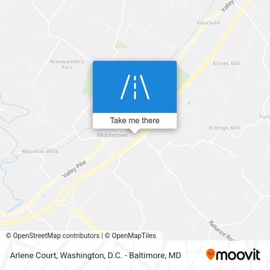 Arlene Court map