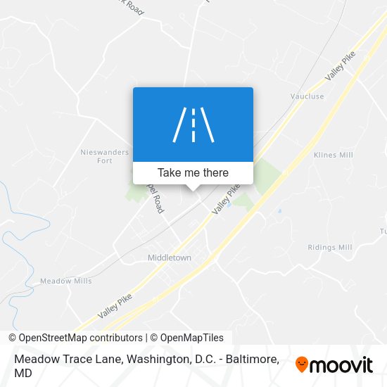 Mapa de Meadow Trace Lane