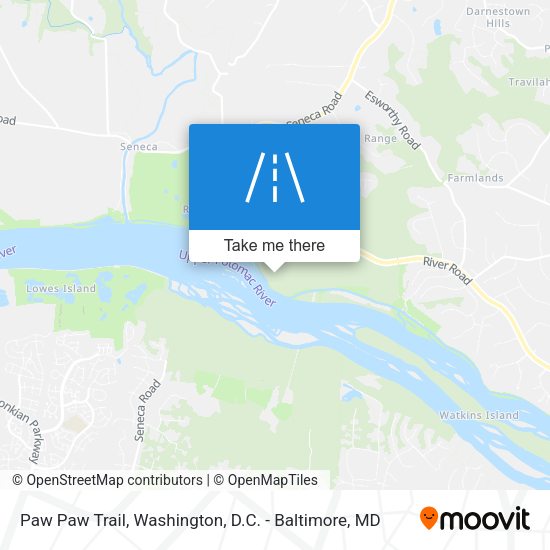Paw Paw Trail map