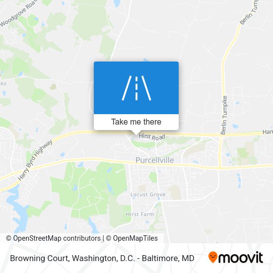Browning Court map
