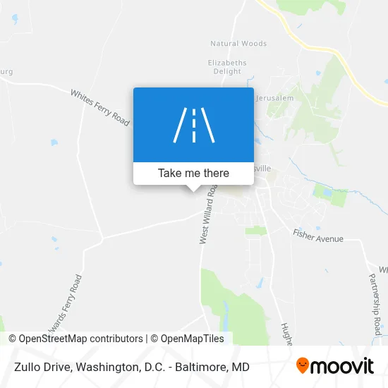 Zullo Drive map