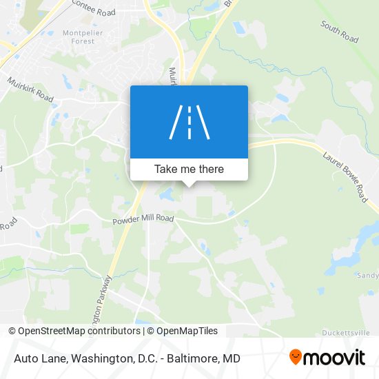 Mapa de Auto Lane