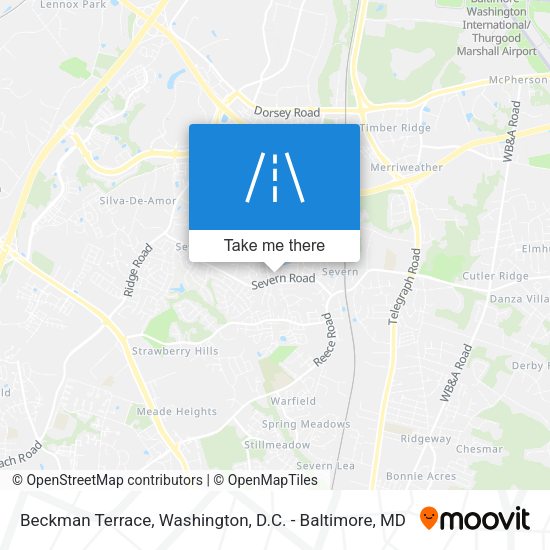 Beckman Terrace map