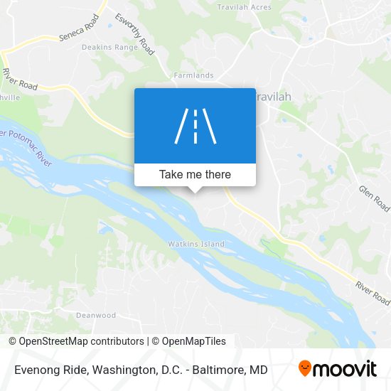 Evenong Ride map