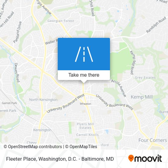 Mapa de Fleeter Place