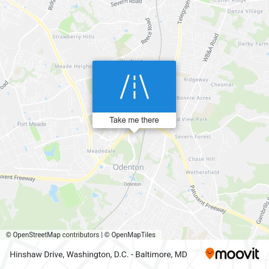 Mapa de Hinshaw Drive