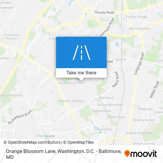 Orange Blossom Lane map