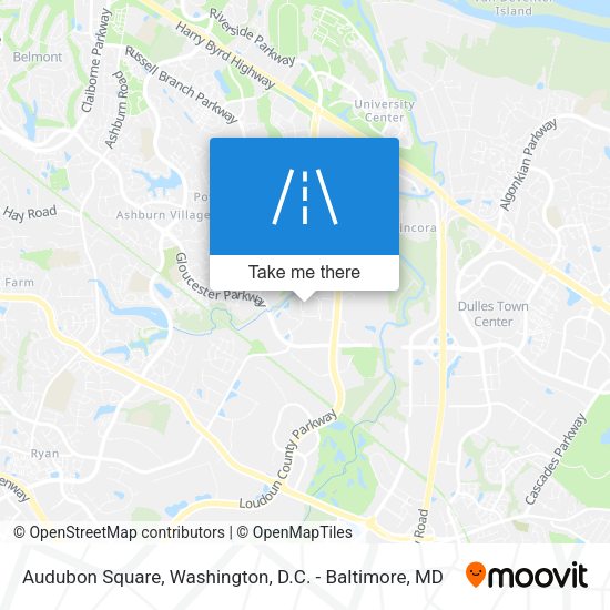 Mapa de Audubon Square