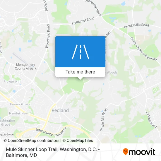 Mule Skinner Loop Trail map