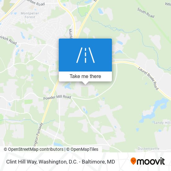 Mapa de Clint Hill Way