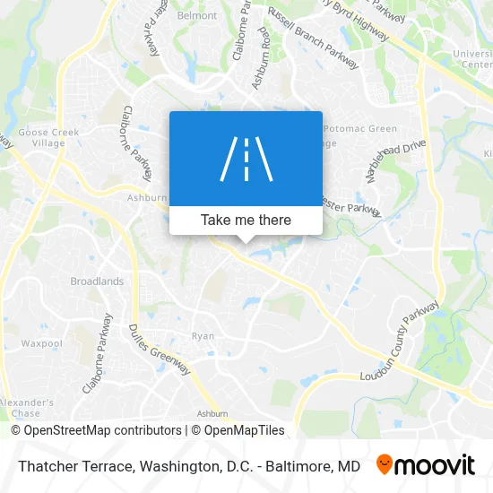 Thatcher Terrace map