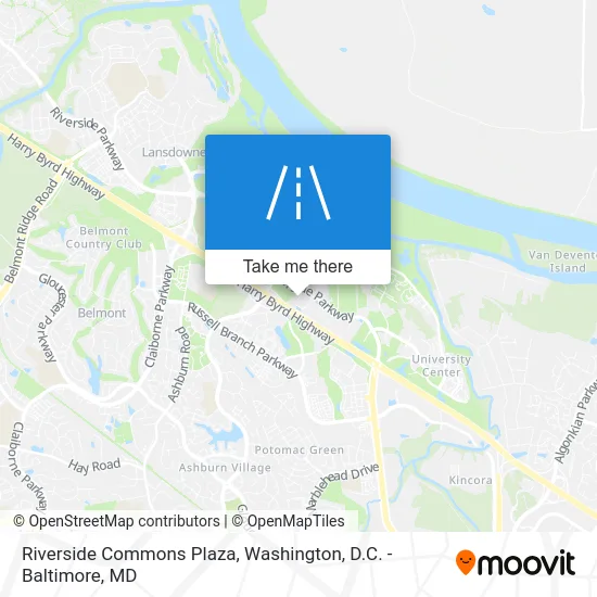 Riverside Commons Plaza map
