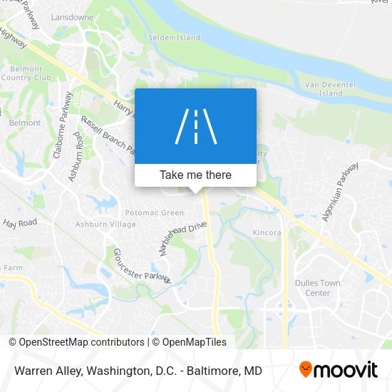 Warren Alley map