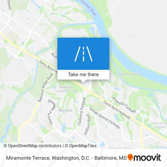 Miramonte Terrace map