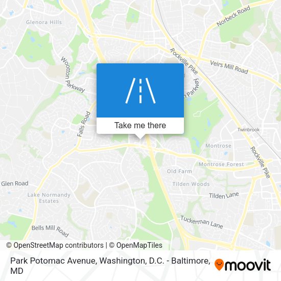 Mapa de Park Potomac Avenue