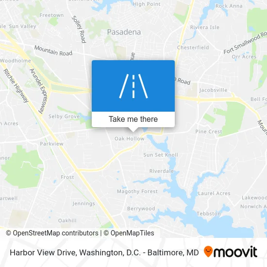 Harbor View Drive map