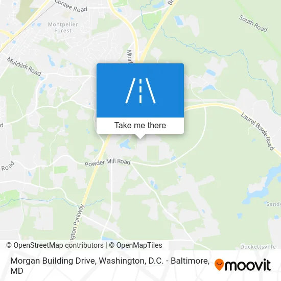 Morgan Building Drive map