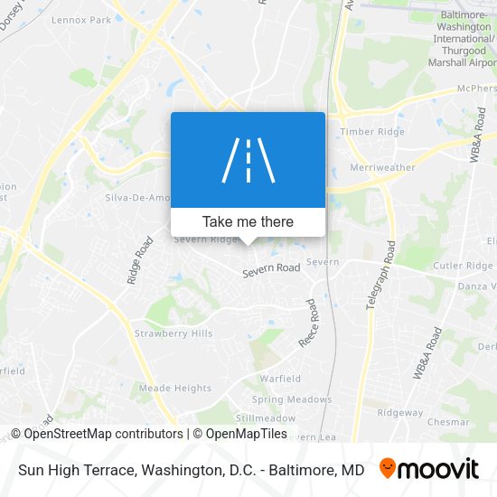 Sun High Terrace map