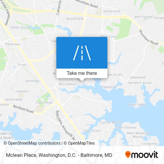 Mapa de Mclean Place