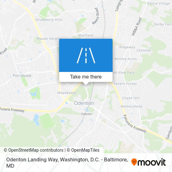 Mapa de Odenton Landing Way