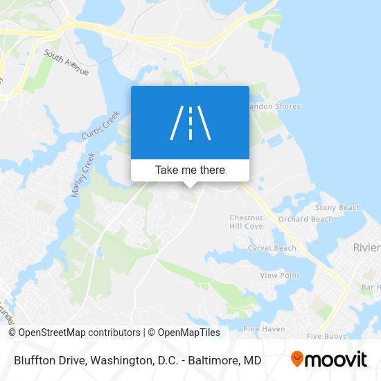 Bluffton Drive map
