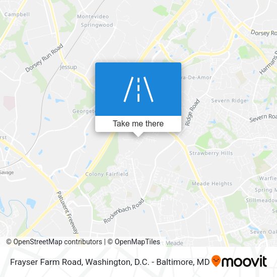 Frayser Farm Road map