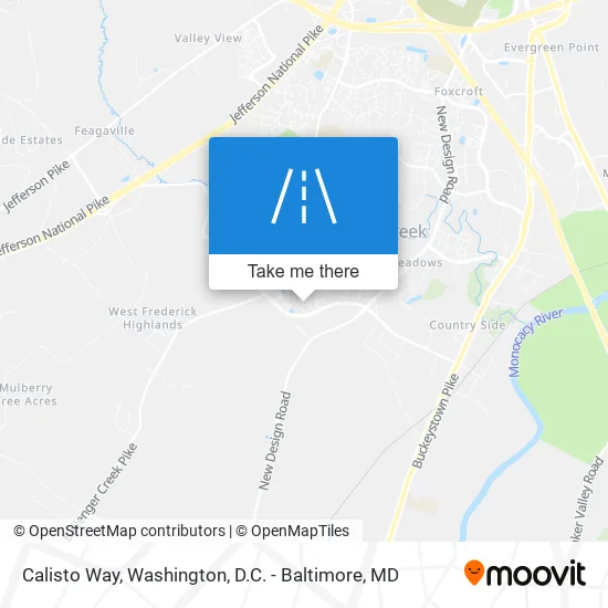 Calisto Way map
