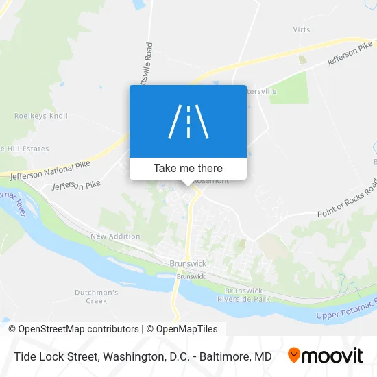 Tide Lock Street map