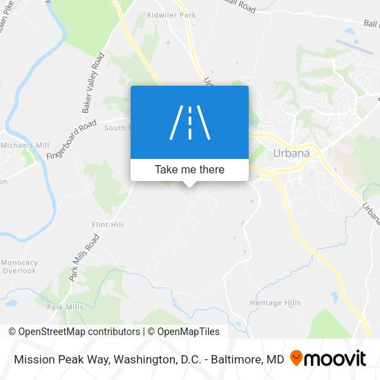 Mapa de Mission Peak Way