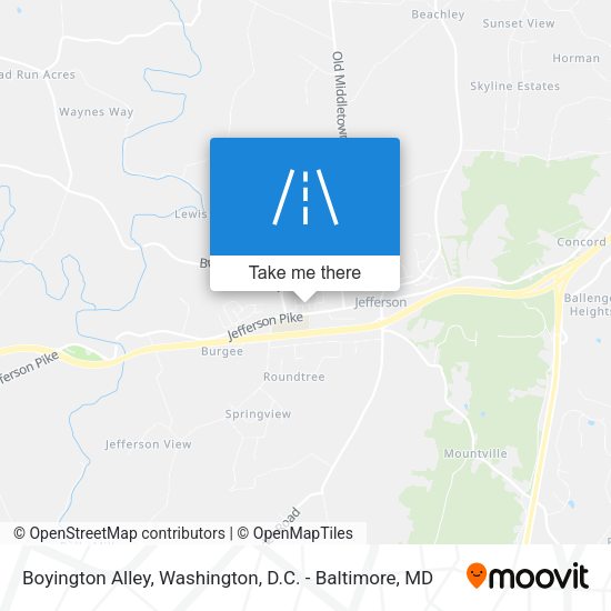 Mapa de Boyington Alley