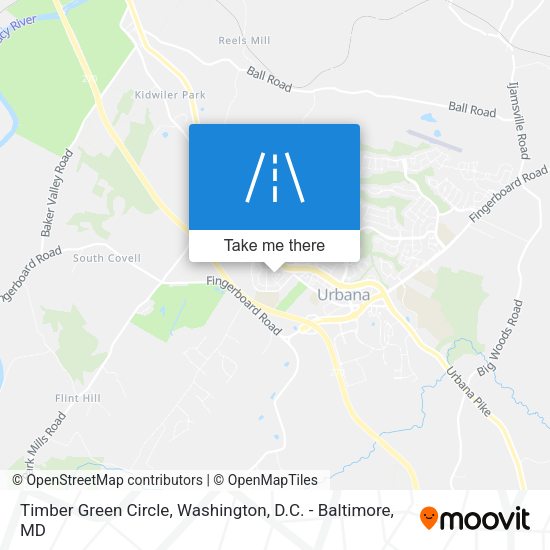 Timber Green Circle map
