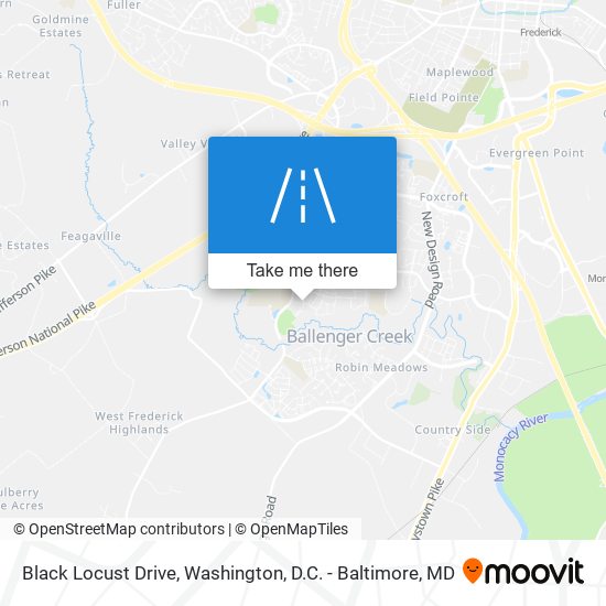 Black Locust Drive map