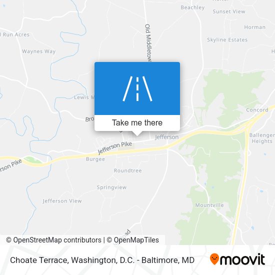 Mapa de Choate Terrace