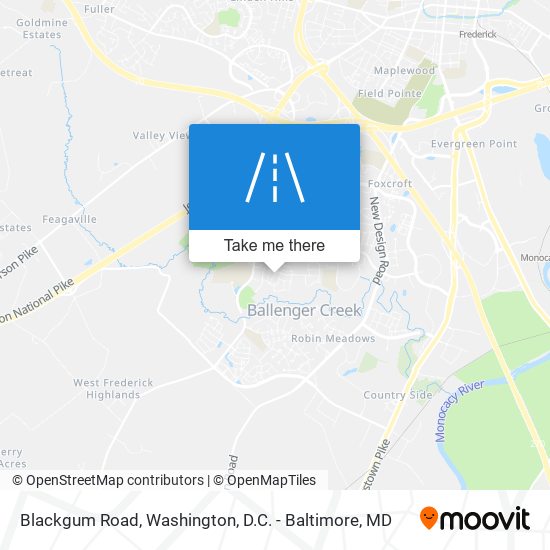 Blackgum Road map