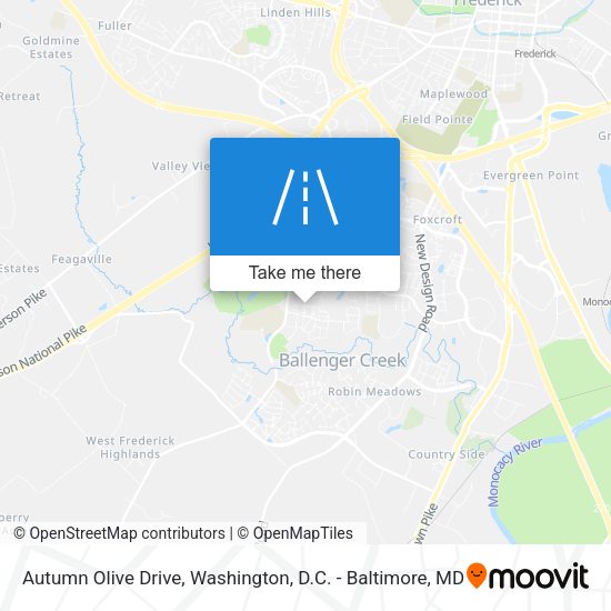 Autumn Olive Drive map