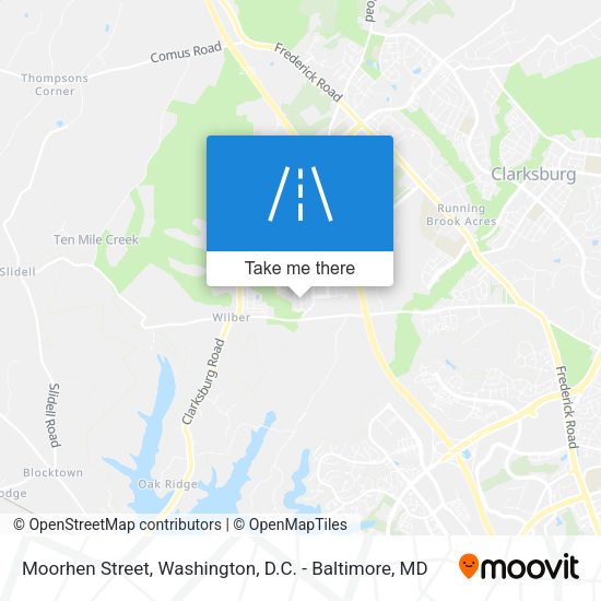 Moorhen Street map