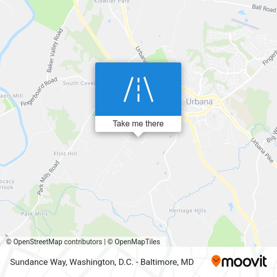Sundance Way map