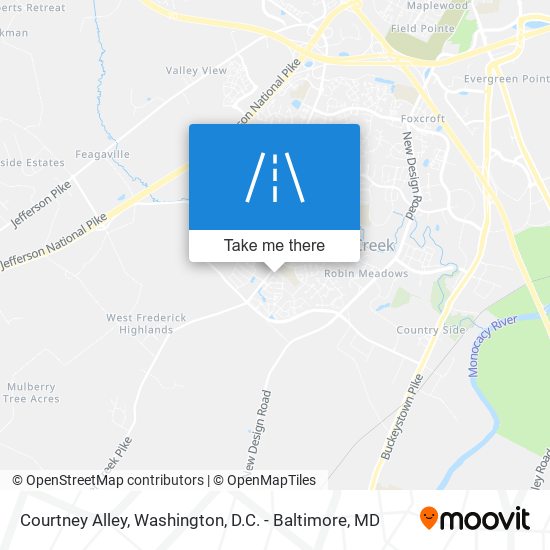 Courtney Alley map