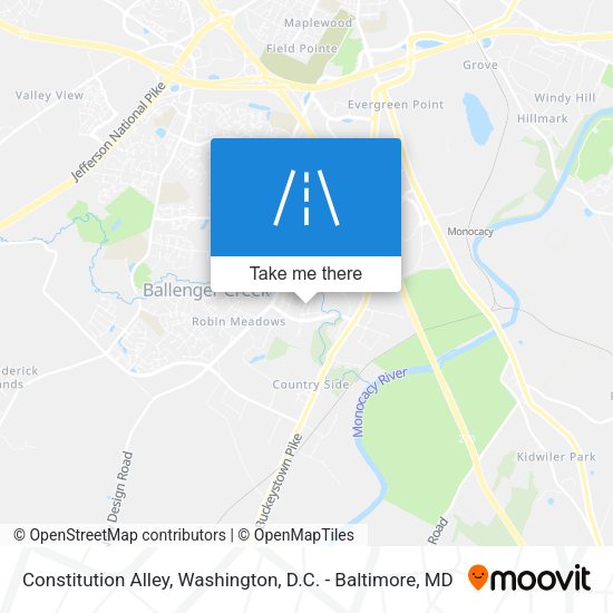 Mapa de Constitution Alley
