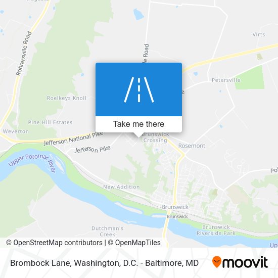 Mapa de Brombock Lane