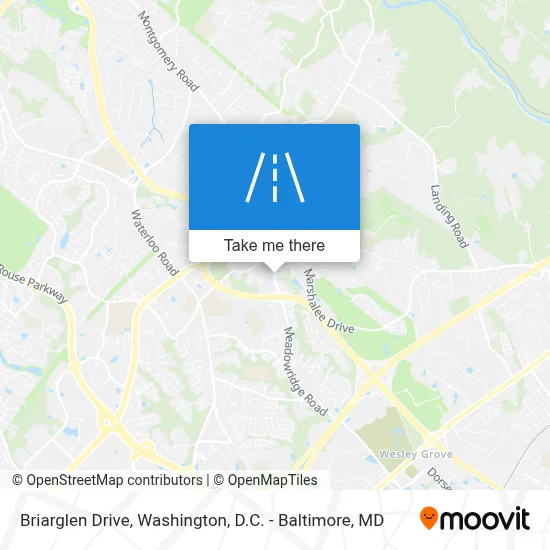 Briarglen Drive map