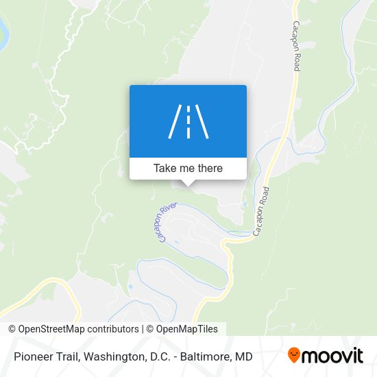 Pioneer Trail map