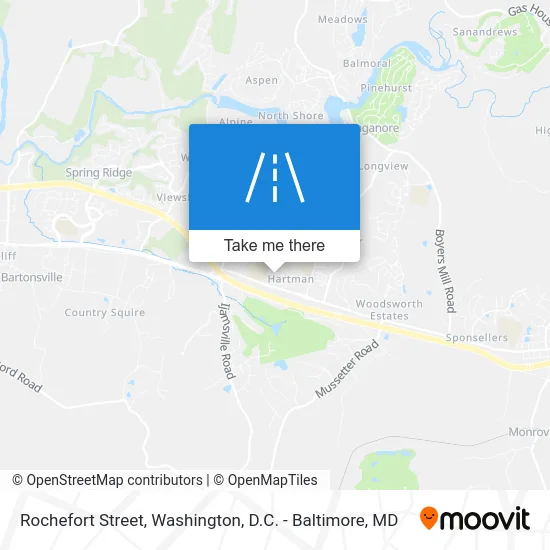 Rochefort Street map