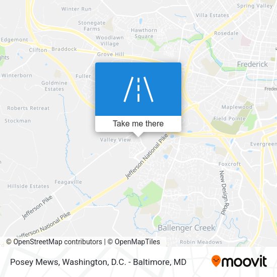 Posey Mews map